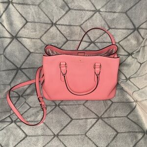 Pink Leather Handbag